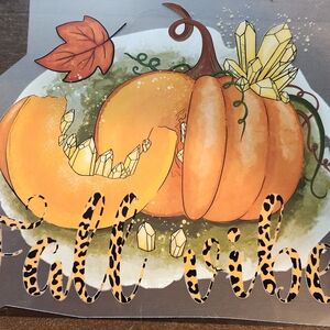 Autumn Pumpkin Graphic Art